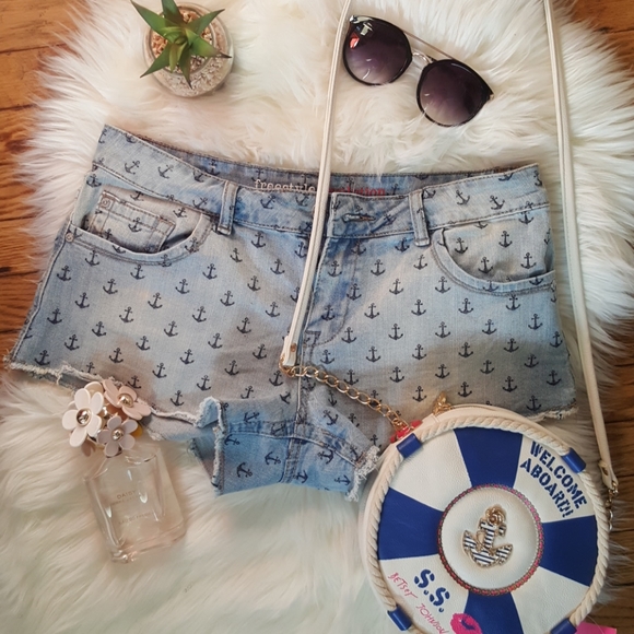 Summer Blue Denim Shorts - Picture 3 of 4